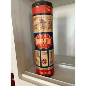 Vintage Tinkertoy Building Set